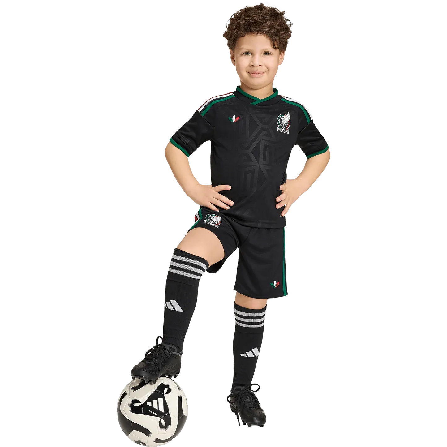 Conjunto adidas México Tercera 2026 Niño Pequeño Versión Estadio