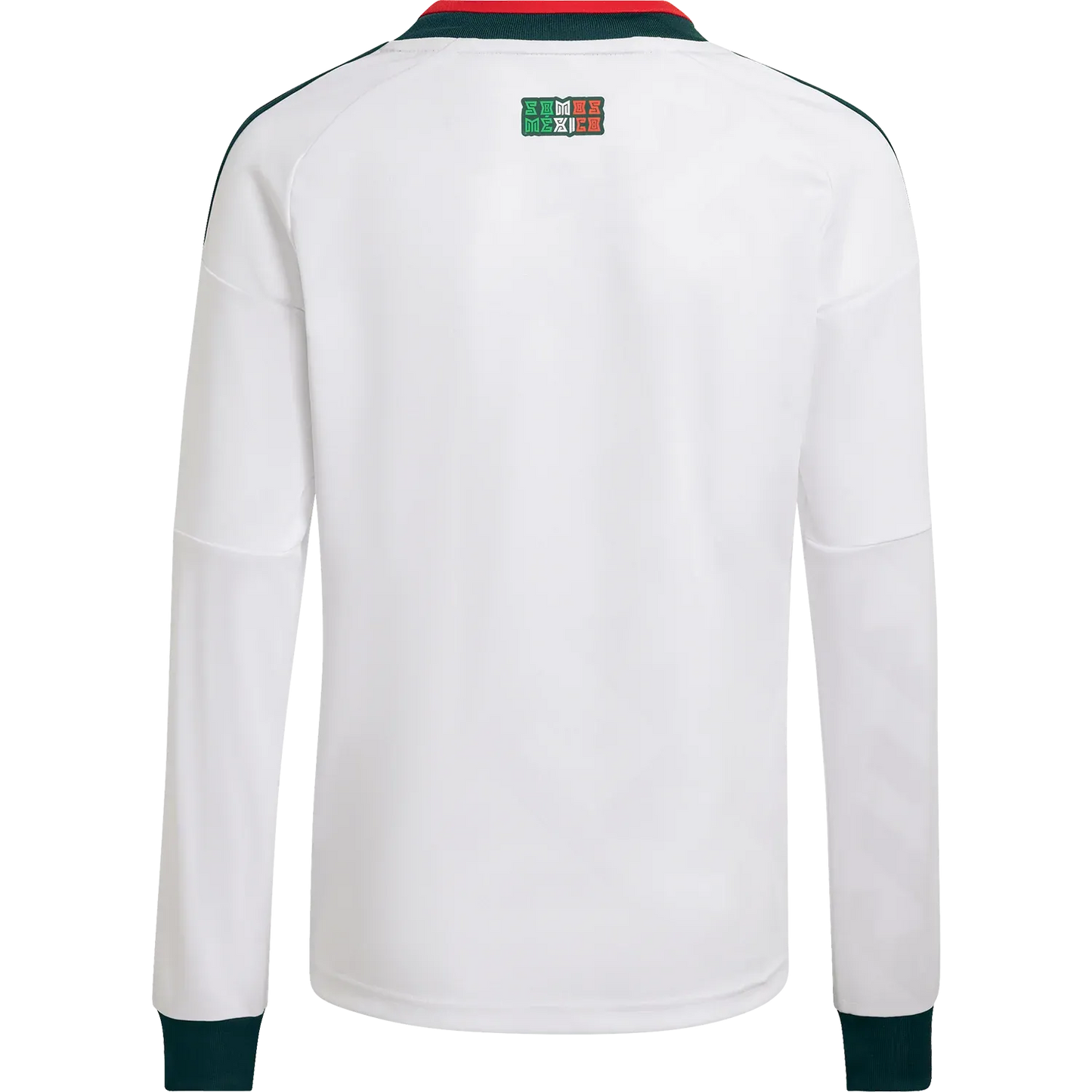 Camiseta adidas México Visitante 2026 Juvenil Manga Larga Versión Estadio